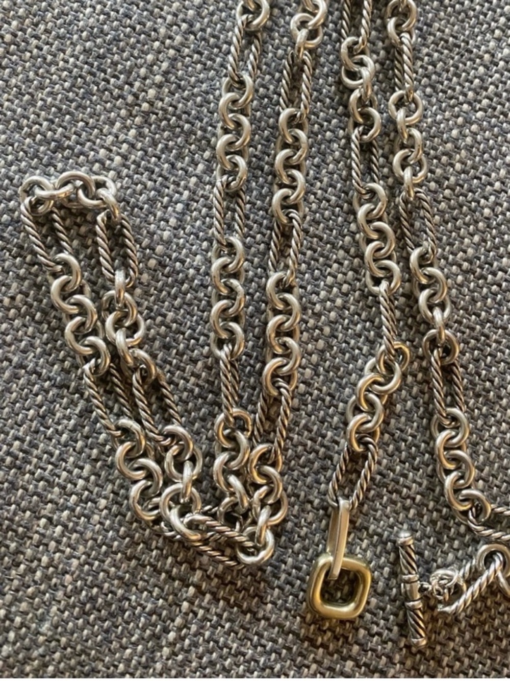 David Yurman figaro link necklace